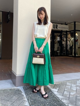 mokaさん（レディース・165cm）の夏コーディネート