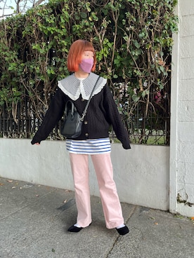 「SVEC（シュベック）のアイテム（その他シューズ）」を使った、gaie  さん（レディース・156cm）の冬コーディネート