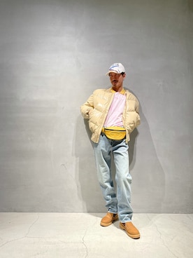 「ディーゼル」｜「アイテム（ダウンジャケット/コート）」を使った、ＡＯＫＩさん（メンズ・169cm）の冬コーディネート