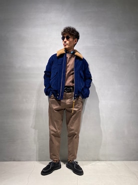 「DIESEL（ディーゼル）のアイテム（財布/小物）」を使った、ＡＯＫＩさん（メンズ・169cm）の秋コーディネート