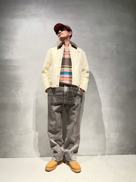 「DIESEL（ディーゼル）のアイテム（ブルゾン）」を使った、ＡＯＫＩさん（メンズ・169cm）の秋コーディネート