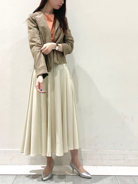 「YECCA VECCA（イェッカヴェッカ）のアイテム（トップス）」を使った、haruさん（レディース・167cm）の冬コーディネート