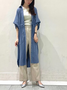 「YECCA VECCA（イェッカヴェッカ）のアイテム」を使った、haruさん（レディース・167cm）の冬コーディネート