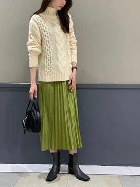 「ニット/セーター」｜haruさん（レディース・167cm）の冬コーディネート