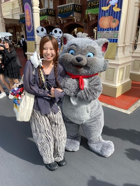 「mily bilet（ミウィビレット）のアイテム」を使った、ぷぷさん（レディース・160cm）の秋コーディネート