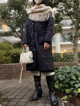 「collex（コレックス）のアイテム」を使った、kodamari さん（レディース・155cm）の冬コーディネート