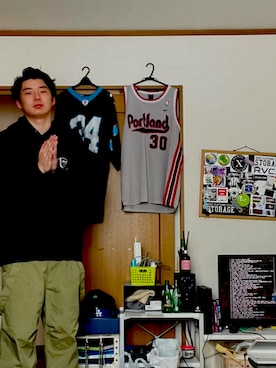 激震のサザエさんのコーディネート