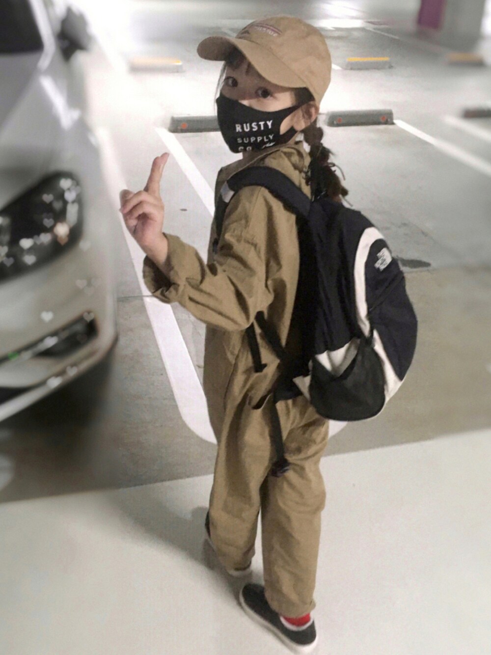 THE NORTH FACEのアイテムを使った「ジャンプスーツ」のキッズ