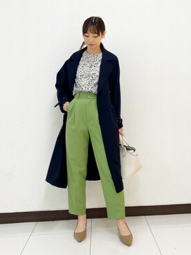 「URBAN RESEARCH（アーバンリサーチ）のアイテム（トレンチコート）」を使った、rina...さん（レディース・163cm）の冬コーディネート