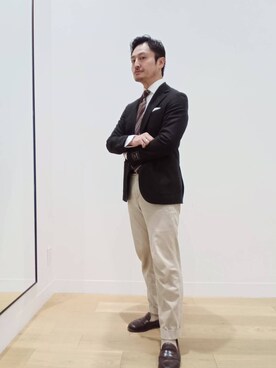 Tsukasa Yamagishiさん(メンズ・167cm)の秋コーディネート