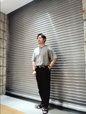 Tsukasa Yamagishiさん(メンズ・167cm)の夏コーディネート
