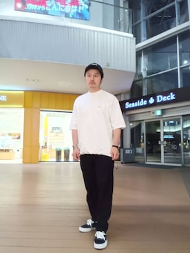「snowpeak」｜Tsukasa Yamagishiさん（メンズ・167cm）の夏コーディネート