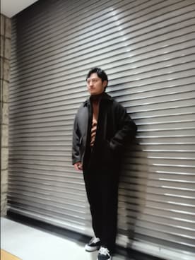 「アイテム（その他アウター）」を使った、Tsukasa Yamagishiさん（メンズ・167cm）の秋コーディネート