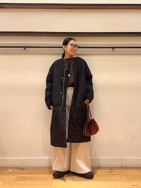 「RODE SKO（ロデスコ）のアイテム」を使った、kamon.さん（レディース・155cm）の秋コーディネート