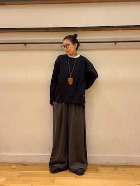 「アイテム（その他シューズ）」を使った、kamon.さん（レディース・155cm）の秋コーディネート