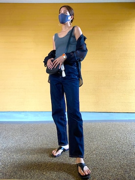 「TORY BURCH（トリーバーチ）のアイテム（腕時計）」を使った、kur02tiggerさん（レディース・160cm）の夏コーディネート