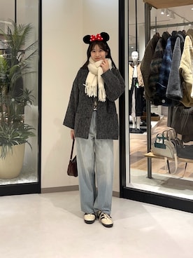 「冬コーデ」｜wakanaさん（レディース・161cm）の冬コーディネート