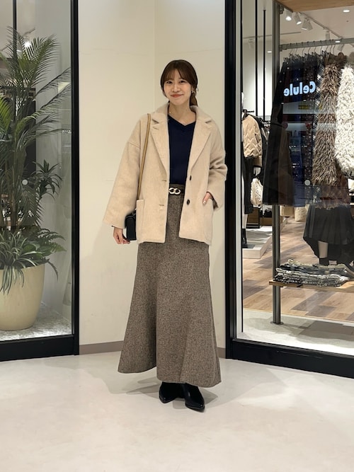 まー様 C6546 スカート ツイードマーメイドスカート（スカート）｜Thevon（ゼボン）の