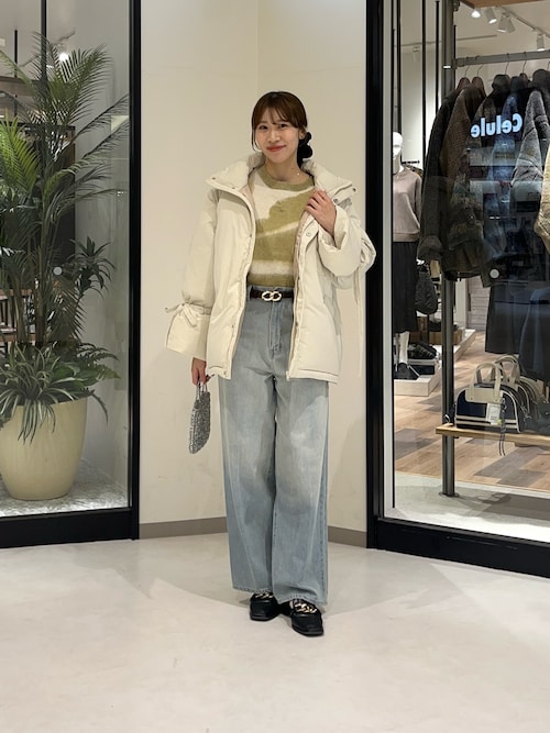 Yuna企画】ハイウエストストレートデニムパンツ（その他パンツ