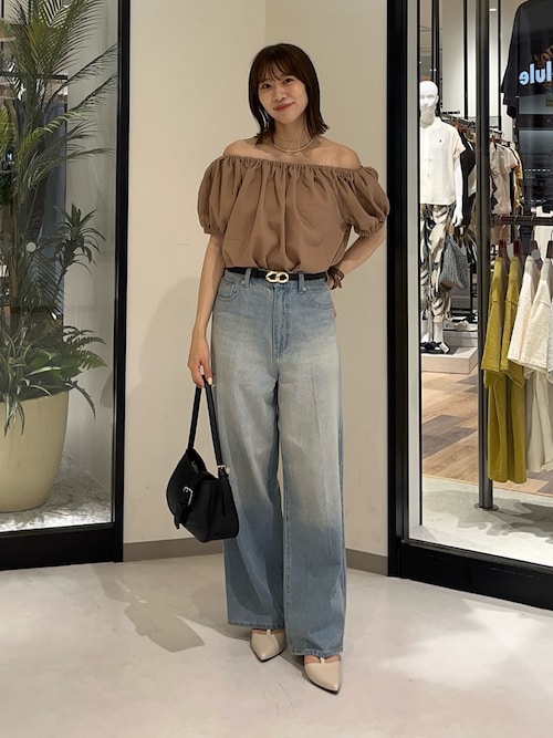 Yuna企画】ハイウエストストレートデニムパンツ（その他パンツ