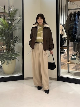 「冬コーデ」｜wakanaさん（レディース・161cm）の冬コーディネート