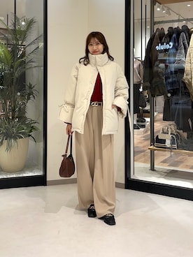 「冬コーデ」｜wakanaさん（レディース・161cm）の冬コーディネート