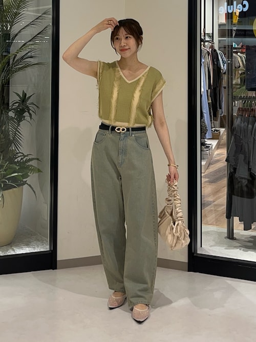 カーブデニムパンツ（デニムパンツ）｜Thevon（ゼボン）の