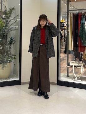 「冬コーデ」｜wakanaさん（レディース・161cm）の冬コーディネート