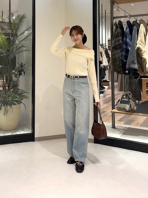 Yuna企画 ハイウエスト ストレート デニム パンツ　thevon 新品 タグ Thevon.｜【Yuna企画】ハイウエストストレートデニムパンツ | Rakuten