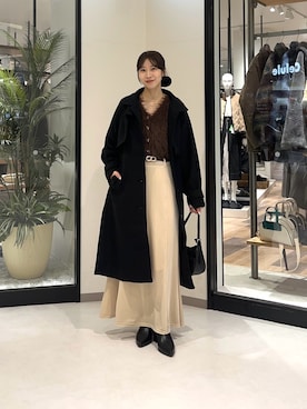 「冬コーデ」｜wakanaさん（レディース・161cm）の冬コーディネート