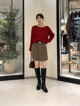 「冬コーデ」｜wakanaさん（レディース・161cm）の冬コーディネート