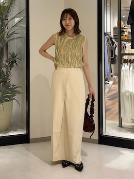 「Thevon（ゼボン）の【heilly/ヘイリー】ポキポキショートネックレス（ネックレス）」を使った、wakanaさん（レディース・161cm）の夏コーディネート