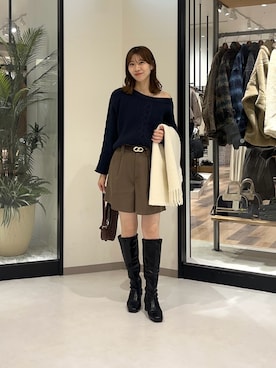 「冬コーデ」｜wakanaさん（レディース・161cm）の冬コーディネート