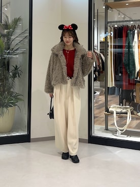 「冬コーデ」｜wakanaさん（レディース・161cm）の冬コーディネート