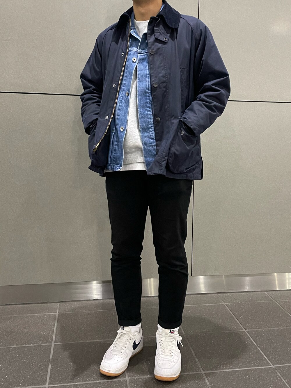 Barbour（バブアー）の「【Barbour】オイルドジャケット BEDALE NAVY