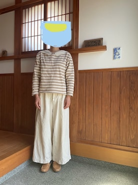「BOBSON（ボブソン）のアイテム」を使った、チャーコさん（レディース・160cm）の春コーディネート