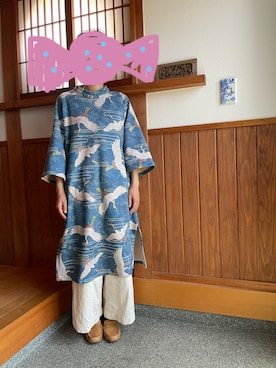 「BOBSON（ボブソン）のアイテム」を使った、チャーコさん（レディース・160cm）の春コーディネート