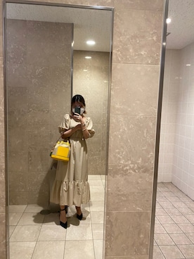 「TORY BURCH（トリーバーチ）のアイテム（ハンドバッグ）」を使った、あさのさん（レディース・156cm）の夏コーディネート