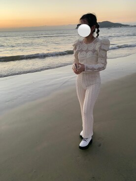 「NEWDOSE（ニュードーズ）のアイテム」を使った、𝙖𝙤𝙞さん（レディース・157cm）の秋コーディネート