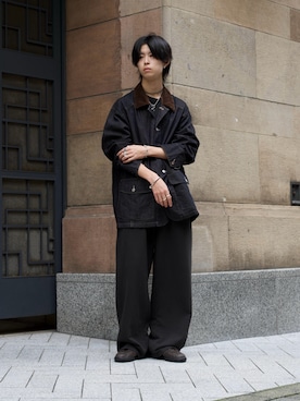 「adidas（アディダス）のタバコ / TOBACCO / アディダスオリジナルス adidas Originals（スニーカー、ブラウン系）」を使った、Uminaさん（メンズ・170cm）の秋コーディネート