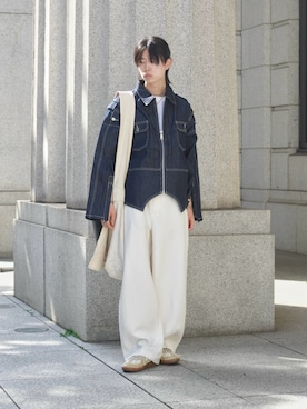 「LAPIIS（ラピス）のアイテム」を使った、Uminaさん（メンズ・170cm）の春コーディネート