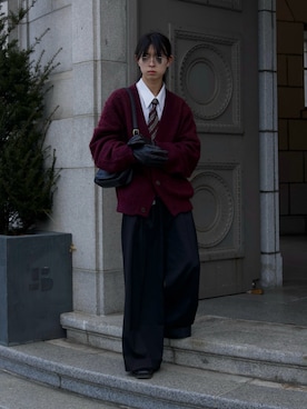 「WEGO（ウィゴー）のアイテム」を使った、Uminaさん（メンズ・170cm）の冬コーディネート