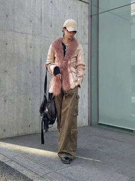 「アイテム（その他）」を使った、Uminaさん（メンズ・170cm）の冬コーディネート