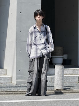 「BLAYMORE（ブレイモア）のアイテム」を使った、Uminaさん（メンズ・170cm）の春コーディネート