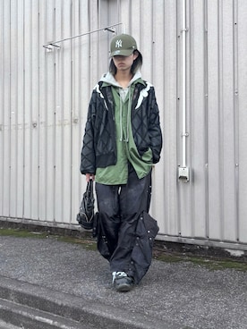 「アイテム（その他アウター）」を使った、Uminaさん（メンズ・170cm）の秋コーディネート