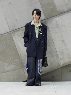 Uminaさん（メンズ・170cm）の秋コーディネート