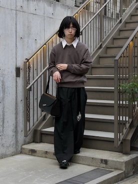 「アイテム（その他）」を使った、Uminaさん（メンズ・170cm）の春コーディネート