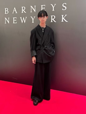 「アイテム（その他トップス）」を使った、Uminaさん（メンズ・170cm）の秋コーディネート