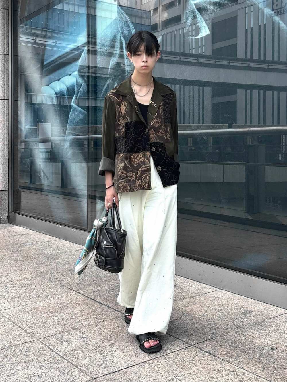 Ellno Loset（エルノロゼット）の「アソート柄スカーフ（バンダナ