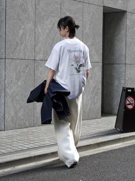 「MASU（エムエーエスユー）のアイテム」を使った、Uminaさん（メンズ・170cm）の春コーディネート